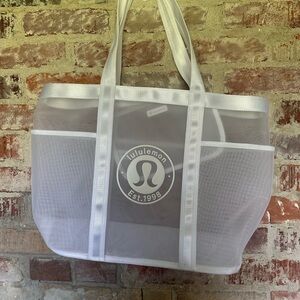 lululemon athletica Transparent White Tote